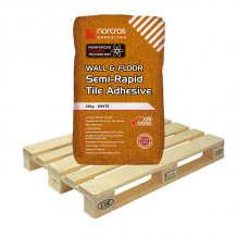 Norcros Semi-Rapid Wall & Floor S1 Adhesive 20kg White (48 Bag Pallet)
